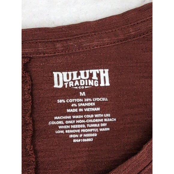 Duluth Trading Co Dress Womens M Brown Long Sleeve Casual Pockets Pullover - Picture 5 of 7
